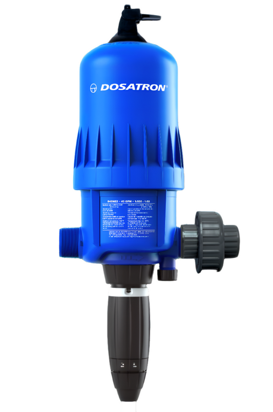 Dosatron D40MZ2BPVFHY - 40 GPM - 1:500 to 1:50 Dilution Rate (7.5 to 75 mL/Gallon) - 1-1/2-Inch