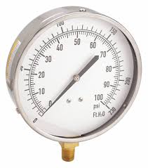 0-100 PSI PRESSURE GAUGE L.F.