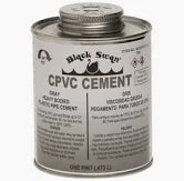 PVC GLUE BLACK SWAN 17 QT