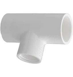 PVC TEE 1" X 3/4" SST