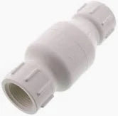 1" PVC Spring Check Valve FPT